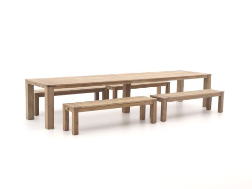 ROUGH-X 400 cm Picknick Sitzgruppe 5-teilig