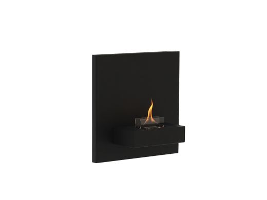 Tenderflame Square 90 Wandkamin 45×45x23 cm - Black