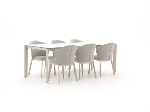 Bellagio San Lupo/Sestino 220 cm Gartenmöbel-Set 7-teilig