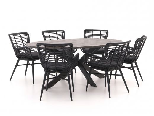 Intenso Asti/Fidenza oval 180 cm Gartenmöbel-Set 7-teilig