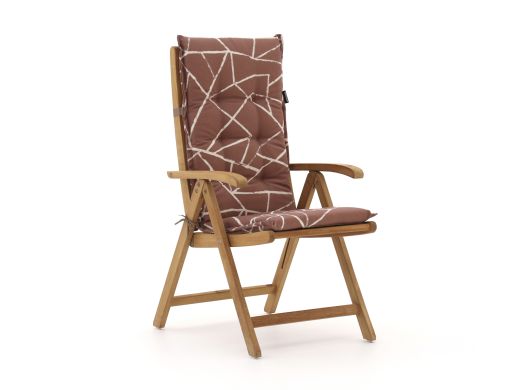 Madison Hochlehner Auflage 120x50 cm - Graphic Red Natural Outdoor Finishing