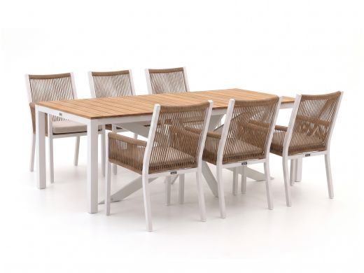 Manifesto Rivola/Furato 220 cm Gartenmöbel-Set 7-teilig