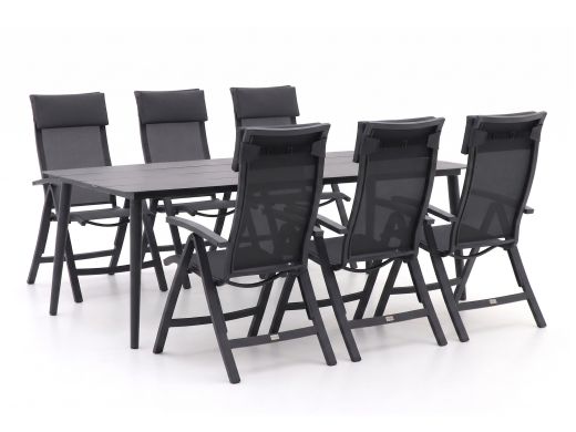 Bellagio Lugo/Sora 220 cm Gartenmöbel-Set 7-teilig