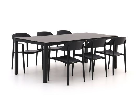 Bellagio Valli/La Fonte 220 cm Gartenmöbel-Set 7-Teilig