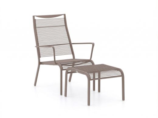 Apple Bee Hawaii Gartensessel stapelbar mit Gartenhocker