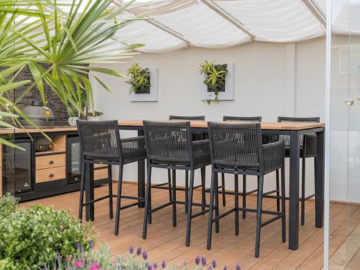 Manifesto Rivola/Linosa 225 cm Gartenbar-Set 7-teilig