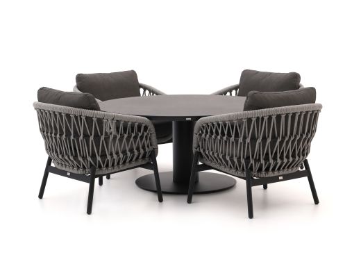 Bellagio Cupello/La Fonte ø 150 cm Low Dining Gartenmöbel-Set 5-teilig