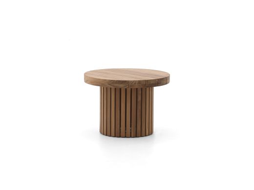 Tierra Outdoor Marapa Loungetisch ø 55 cm (h: 38 cm) - Teakholz
