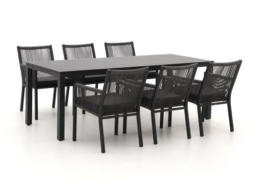 Manifesto Rivola/Menzano 220 cm Gartenmöbel-Set 7-teilig