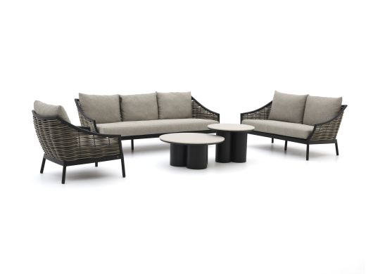 Apple Bee Milou/Tonga Sessel-Sofa Lounge-Set 5-teilig 6-Sitzer