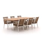 Manifesto Rivola/Induno Dänisch oval 240 cm Gartenmöbel-Set 7-teilig
