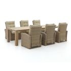 Intenso Mazzano/ROUGH-X 320 cm Lounge Gartenmöbel-Set 7-teilig verstellbar