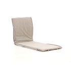 Fiber Outdoor Kissen für Gartenliege 200x65 cm - Sand Melange