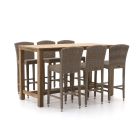 Intenso Sergio/ROUGH-X 180 cm Gartenbar-Set 7-teilig