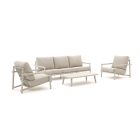 Bellagio Torre Muzza Sessel-Sofa Lounge-Set 4-teilig