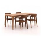 Bellagio Balba/Bruca 170 cm Gartenmöbel-Set 5-teilig stapelbar