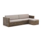 ROUGH-C Chaiselongue Lounge-Set 3-teilig