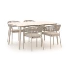 Bellagio Nova Siri/Sora 160 cm Gartenmöbel-Set 5-teilig stapelbar