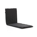 Fiber Outdoor Kissen für Gartenliege 200x65 cm - Dunkelgrau Melange