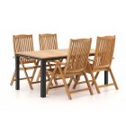Sunyard Veronica/Linosa 180cm dining tuinset 5-delig verstelbaar