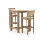 ROUGH-S/ROUGH-X 80 cm Gartenbar-Set 3-teilig