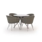 Manifesto Veruno/Sora ø 90 cm Gartenmöbel-Set 5-Teilig