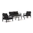 Manifesto Corsano Sessel-Sofa Lounge-Set 4-teilig