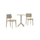 Forza Xitta/Rieti ø 60 cm Balkon-Set 3-teilig