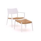 Bellagio Cino Stapelsessel Garten mit Hocker