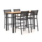 Bellagio Roma/Linosa 150 cm Gartenbar-Set 5-teilig