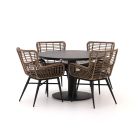 Intenso Asti/La Fonte Ø 120 cm Gartenmöbel-Set 5-teilig