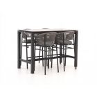 Bellagio Panaro/Trecenta 150 cm Gartenbar-Set 5-teilig