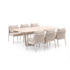 SUNS Sato/Palermo 280 cm Gartenmöbel-Set 7-teilig