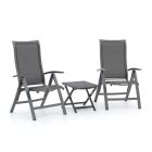 Bellagio Lugo/Bova Balkonmöbel-Set 3-teilig verstellbar