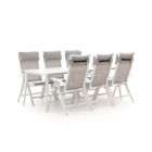 Bellagio Lugo/Sora 220 cm Gartenmöbel-Set 7-teilig verstellbar