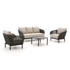Hartman Arezzo Sessel-Sofa Lounge-Set 4-teilig