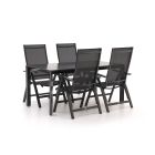 Bellagio Avenza/Sestino 160 cm Gartenmöbel-Set 5-teilig verstelbar