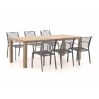 Apple Bee Hawaii/ROUGH-S 220 cm Gartenmöbel-Set 7-teilig stapelbar