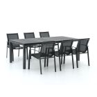 R&S Design Altea/Fidenza 220 cm Gartenmöbel-Set 7-teilig stapelbar