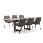 SUNS Punta/Palermo 240 cm Gartenmöbel-Set 7-teilig
