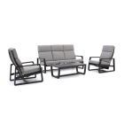 Manifesto Rubbiano Sessel-Sofa Lounge-Set 4-teilig 5-Sitzer