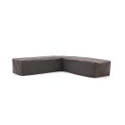 Kees Smit Gartenmöbelabdeckung Ecklounge-Set 280x85/280x85x60 cm