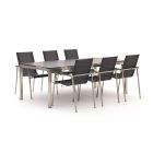 Bernstein Mainz/Freiburg 220 cm Gartenmöbel-Set 7-teilig stapelbar