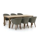 Intenso Tropea/ROUGH-S 220 cm Gartenmöbel-Set 7-teilig