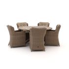 Intenso Milano/ROUGH-Y ø  150cm Gartenmöbel- Set 6-teilig