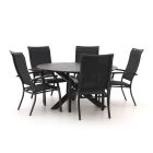 Bellagio Lugo/Lodola ø 150 cm Gartenmöbel-Set 6-teilig stapelbar
