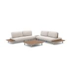 Zavelli Luminosa Bank Lounge-Set 4-teilig verstellbar