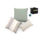 Dekokissen Set Modern Graphic Green