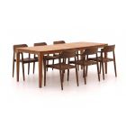 Bellagio Balba/Bruca 220 cm Gartenmöbel-Set 7-teilig stapelbar