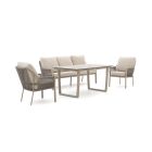 Tierra Outdoor Liv Dining Lounge-Set 4-teilig